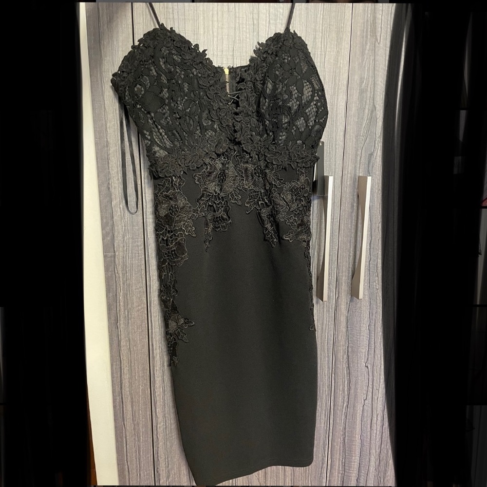 Aqua black dress size small